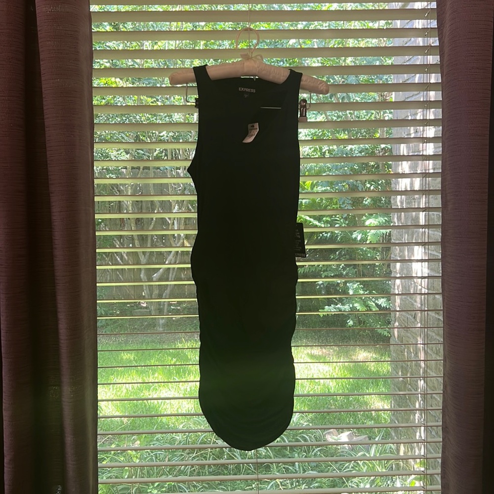 NWT Express ruched sleeveless dress